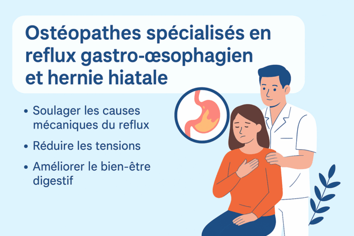 ostéopathes spécialisés en RGO et hernie hiatale