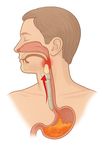 raclement de gorge et glaires
