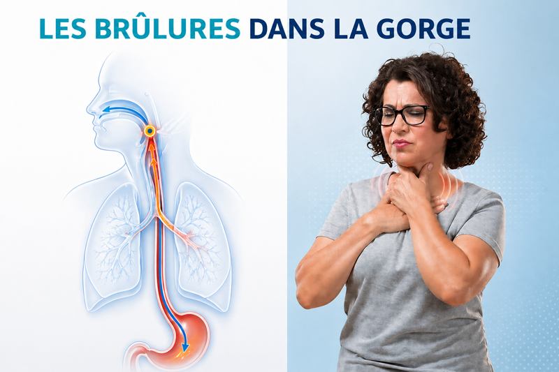 Gorge qui brule reflux gastrique