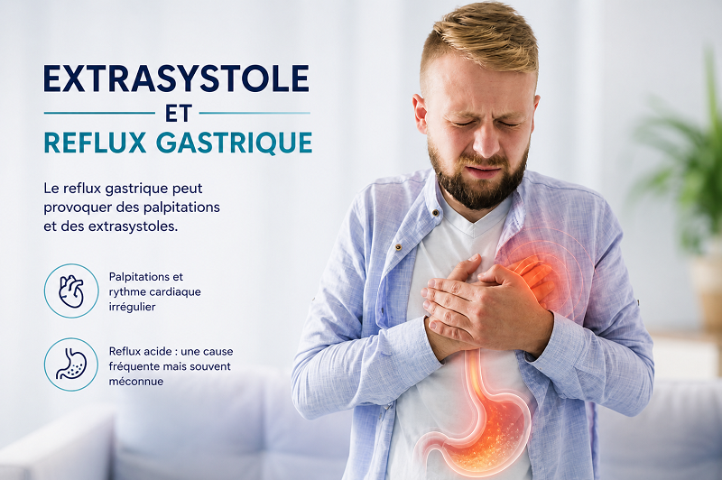Extrasystole et reflux gastrique